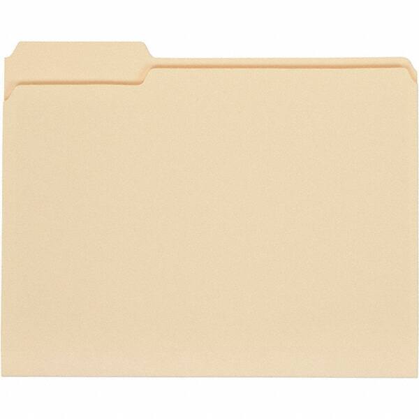 UNIVERSAL - 9-5/8 x 11-3/4", Letter Size, Manila, File Folders with Top Tab - 11 Point Stock, 1/3 Tab Cut Location - A1 Tooling