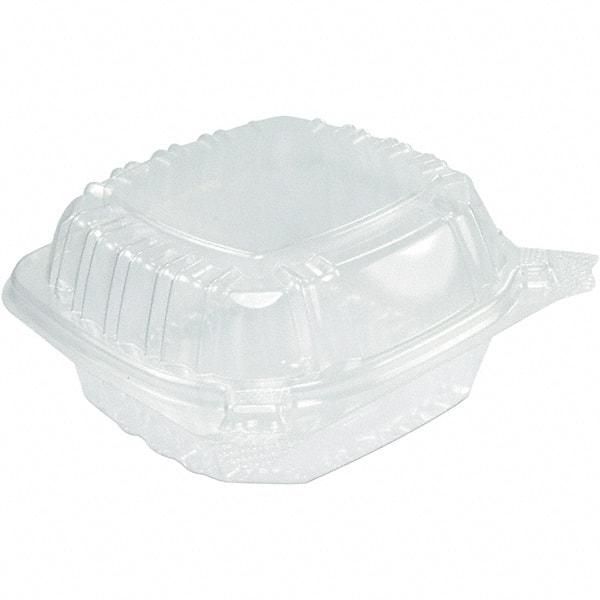 DART - 13-51/64 oz Hinged Clear Containers - Clear - A1 Tooling