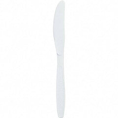 Solo - Extra Heavyweight Plastic Knives - White - A1 Tooling