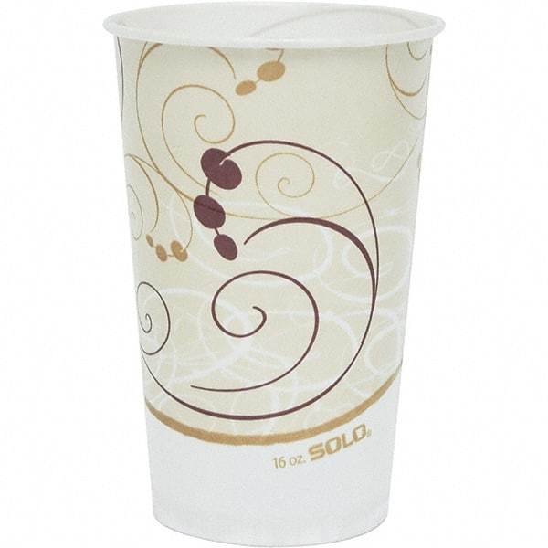 Solo - 16 oz Treated-Paper Cold Cups - White, Beige, Red - A1 Tooling