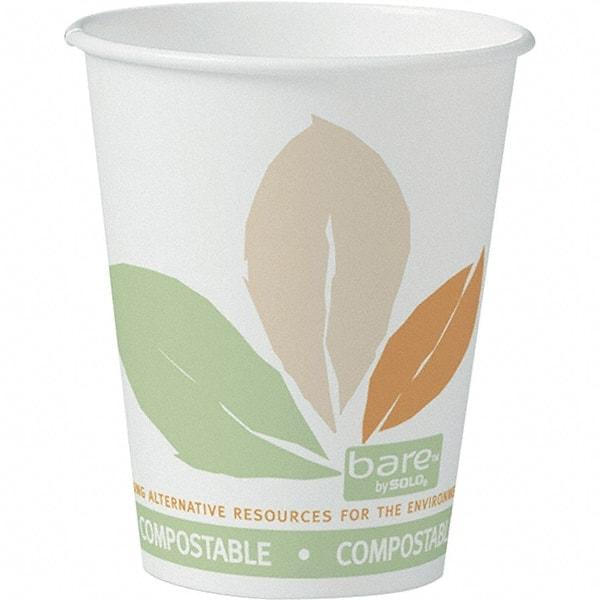 Solo - 8 oz Paper Hot Cups - White, Green, Orange - A1 Tooling