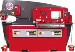 Edwards Manufacturing - 17-3/4" Throat Depth, 110 Ton Punch Pressure, 1-3/8" in 1" Punch Capacity Ironworker - 7-1/2 hp, 1 Phase, 230 Volts, 57-1/4" Wide x 66-1/16" High x 42-3/8" Deep - A1 Tooling