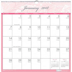 House of Doolittle - 12 Sheet, 12 x 12", Wall Calendar - Pink & Gray - A1 Tooling