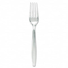 Dixie - Plastic Cutlery, Forks, Heavyweight, Clear - A1 Tooling