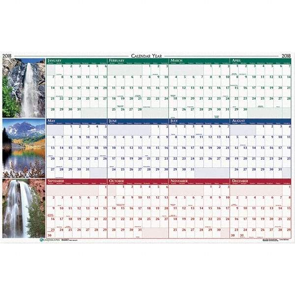 House of Doolittle - 1 Sheet, 18 x 24", Erasable Wall Calendar - A1 Tooling