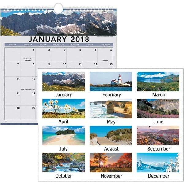 AT-A-GLANCE - 12 Sheet, 12 x 12", Wall Calendar - A1 Tooling