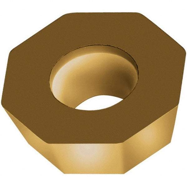 Walter - ODHW050408 A57 Grade WKP35G Carbide Milling Insert - TiAlN/TiN Finish, 4.76mm Thick, 1/2" Inscribed Circle, 0.8mm Corner Radius - A1 Tooling