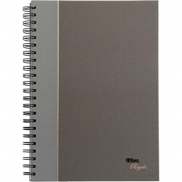 TOPS - 96 Sheet, 8-1/4 x 11-3/4", Legal/Wide (Style) Business Notebook - Black & Gray - A1 Tooling