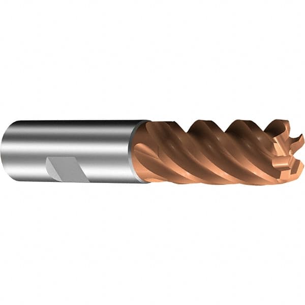 Sandvik Coromant - 20mm, 5 Flute, Solid Carbide, 3mm Corner Chamfer End Mill - 42° Helix, 42mm LOC - A1 Tooling