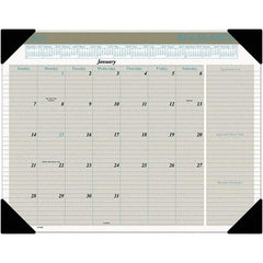 AT-A-GLANCE - 12 Sheet, 22 x 17", Desk Pad Calendar - Buff - A1 Tooling