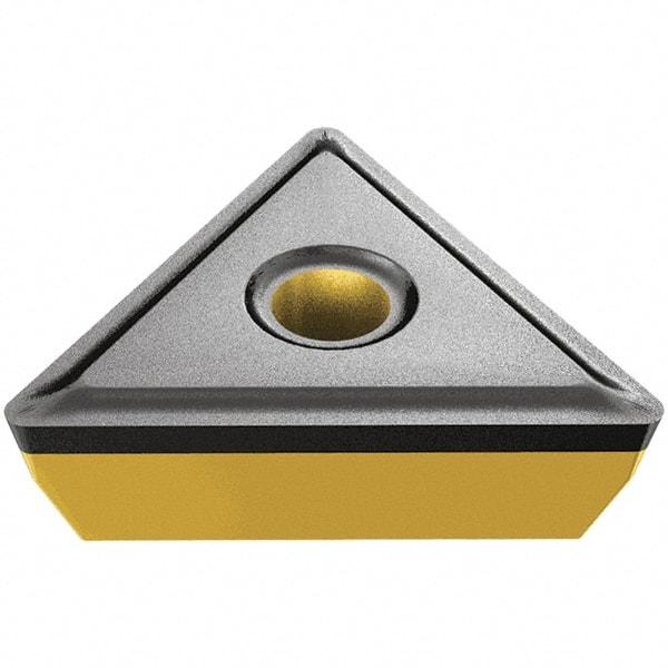 Iscar - TPMR221 Grade IC830 Carbide Turning Insert - TiAlN/AlTiN/TiN Finish, 60° Triangle, 6.35mm Inscr Circle, 3.18mm Thick, 0.4mm Corner Radius - A1 Tooling