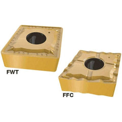 Iscar - CNMG432 FWT Grade IC520N Carbide Turning Insert - TiCN/TiN Finish, 80° Diamond, 12.7mm Inscr Circle, 4.76mm Thick, 0.8mm Corner Radius - A1 Tooling