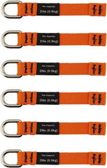 Ergodyne - 4-1/2" Tool Tether - Sealing Tape Connection, 5" Extended Length, Orange - A1 Tooling