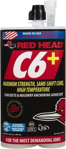 Red Head - Anchoring Adhesives Adhesive Material: Epoxy Volume (fl. oz.): 30.00 - A1 Tooling