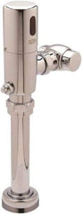 Zurn - 1-1/2" Spud Coupling, 1" Pipe, Closet Automatic Flush Valve - Single Flush, 1.6 Gal per Flush, Chrome Cover, Powered by 4 AA Batteries - A1 Tooling