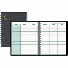 AT-A-GLANCE - 52 Sheet, 8-1/2 x 10-7/8", Teacher's Planner - Black - A1 Tooling