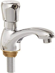 Zurn - Standard, Metering Faucet, Chrome Plated Single Hole Mount, Lavatory Metering Faucet - Push Button Handle - A1 Tooling