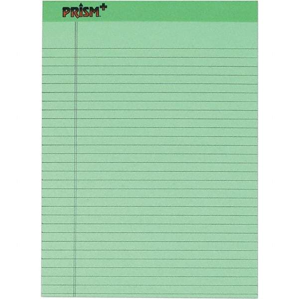 TOPS - 50 Sheet, 8-1/2 x 11-3/4", Legal/Wide (Style) Legal Pad - Pastel Green - A1 Tooling