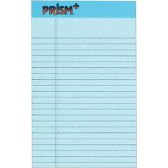 TOPS - 50 Sheet, 5 x 8", Narrow Legal Pad - Pastel Blue - A1 Tooling