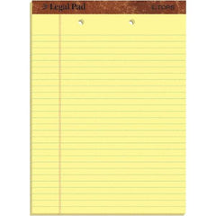 TOPS - 50 Sheet, 8-1/2 x 11-3/4", Legal/Wide (Style) Legal Pad - Canary - A1 Tooling