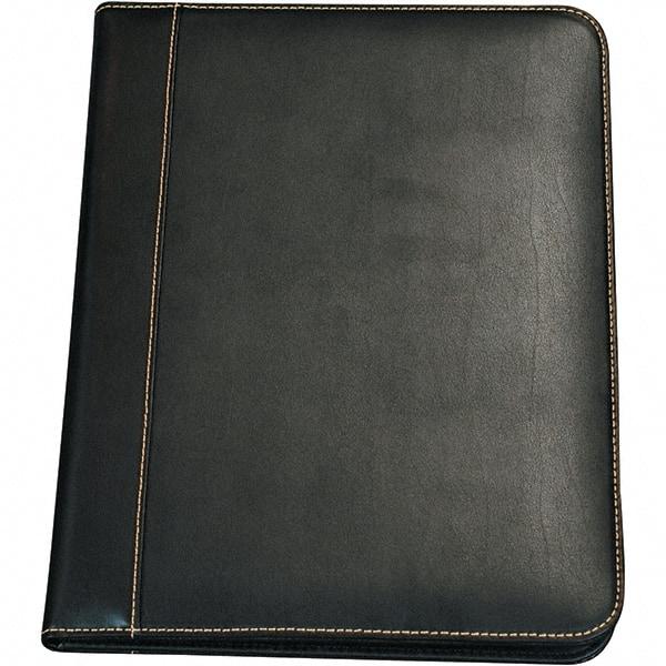 Samsill - 50 Sheet, 8-1/2 x 11", Legal (Style) Leather Padfolio - Black - A1 Tooling