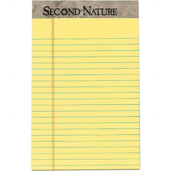 TOPS - 50 Sheet, 5 x 8", Narrow Writing Pad - Canary - A1 Tooling