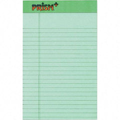 TOPS - 50 Sheet, 5 x 8", Narrow Legal Pad - Pastel Green - A1 Tooling