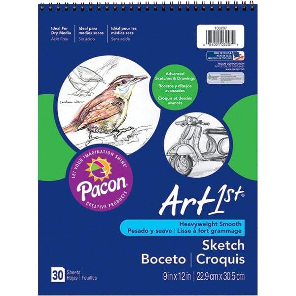 Pacon - 30 Sheet, 9 x 12", Sketch - White - A1 Tooling