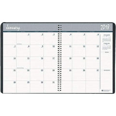 House of Doolittle - 32 Sheet, 6-7/8 x 8-3/4", Monthly Planner - Black - A1 Tooling