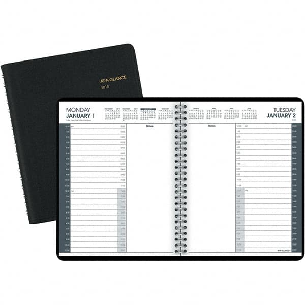 AT-A-GLANCE - 365 Sheet, 6-7/8 x 8-3/4", Appointment Book - Black - A1 Tooling