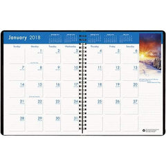 House of Doolittle - 24 Sheet, 8-1/2 x 11", Monthly Planner - Black - A1 Tooling