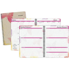 AT-A-GLANCE - 128 Sheet, 8-1/2 x 11", Weekly/Monthly Planner - Watercolors - A1 Tooling