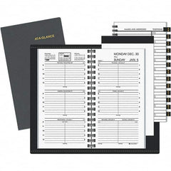 AT-A-GLANCE - 104 Sheet, 3-1/4 x 6-1/4", Weekly Appointment Book - Black & White - A1 Tooling