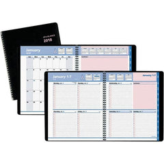 AT-A-GLANCE - 128 Sheet, 8 x 9-7/8", Weekly/Monthly Appointment Book - Black & Pink - A1 Tooling