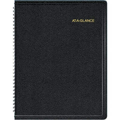 AT-A-GLANCE - 128 Sheet, 8-1/4 x 10-7/8", Weekly/Monthly Appointment Book - Black - A1 Tooling