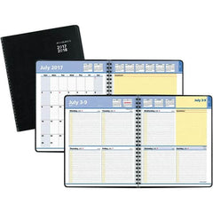 AT-A-GLANCE - 104 Sheet, 8 x 9-7/8", Weekly/Monthly Planner - Black - A1 Tooling