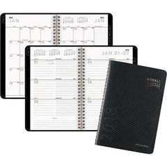 AT-A-GLANCE - 128 Sheet, 4-7/8 x 8", Weekly/Monthly Planner - Graphite - A1 Tooling