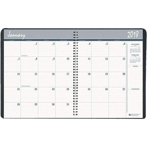 House of Doolittle - 24 Sheet, 8-1/2 x 11", Monthly Planner - Blue - A1 Tooling