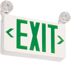 Philips - Combination Exit Signs Mounting Type: Ceiling Mount; Wall Mount Number of Faces: 1 - A1 Tooling