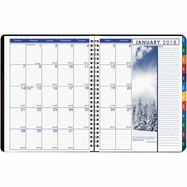 House of Doolittle - 128 Sheet, 8-1/2 x 11", Weekly/Monthly Planner - Black - A1 Tooling