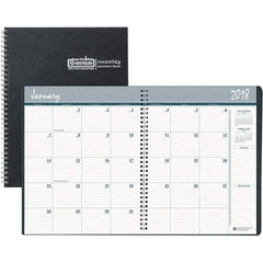 House of Doolittle - 32 Sheet, 8-1/2 x 11", Monthly Planner - Black - A1 Tooling