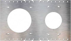 Philips - Aluminum Silver Light Fixture Plate - For Use with FDL Flat Down Lights - A1 Tooling