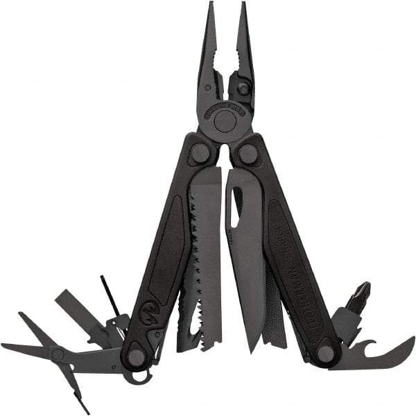 Leatherman - 1 Piece, Multi-Tool Set with 19 Functions - Black, 4" Closed Length - A1 Tooling