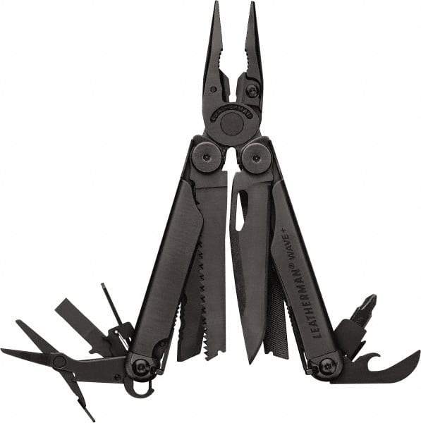 Leatherman - 1 Piece, Multi-Tool Set with 18 Functions - Black, 4" Closed Length - A1 Tooling