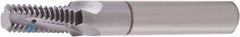 Vargus - 1/16-27 NPT, 0.232" Cutting Diam, 3 Flute, Solid Carbide Helical Flute Thread Mill - Internal/External Thread, 0.389" LOC, 2.244" OAL, 1/4" Shank Diam - A1 Tooling