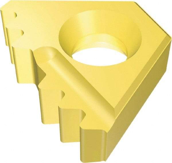 Vargus - 14DER External Right Hand 8 API Round Laydown Threading Insert - Grade VKX, TiN Coated Carbide - A1 Tooling