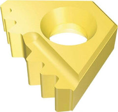 Vargus - 14DER External Right Hand 8 API Round Laydown Threading Insert - Grade VKX, TiN Coated Carbide - A1 Tooling