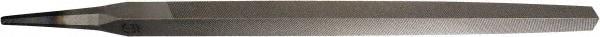 PFERD - 6" Long, Smooth Cut, Triangle American-Pattern File - Double Cut, 0.47" Overall Thickness, Tang - A1 Tooling