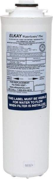 ELKAY - 3-1/4" OD, 0.5µ, Polypropylene Carbon Cartridge Filter - 12-1/2" Long, Reduces Lead, Chlorine, Tastes, Odors & Class I Particulates - A1 Tooling