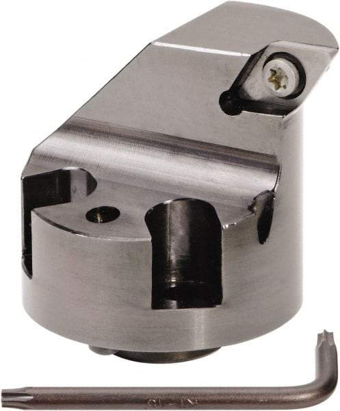 Kennametal - Left Hand Cut, 63mm Min Bore Diam, Size H50 Modular Boring Cutting Unit Head - Through Coolant, Compatible with DC.. - A1 Tooling